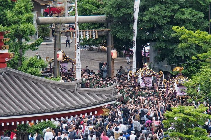 令和四年度 浅草神社例大祭 三社祭 三日目 まずは宮出しが終了しました