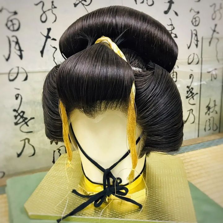 昨日アップした Japanesekimonodressing 北川聖子さんの花魁道中用で今回改めて商品 コマチヘア