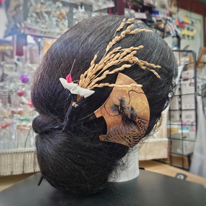 luludi kanzashi かんざし 完売品 オリーブ ヘアアクセサリー